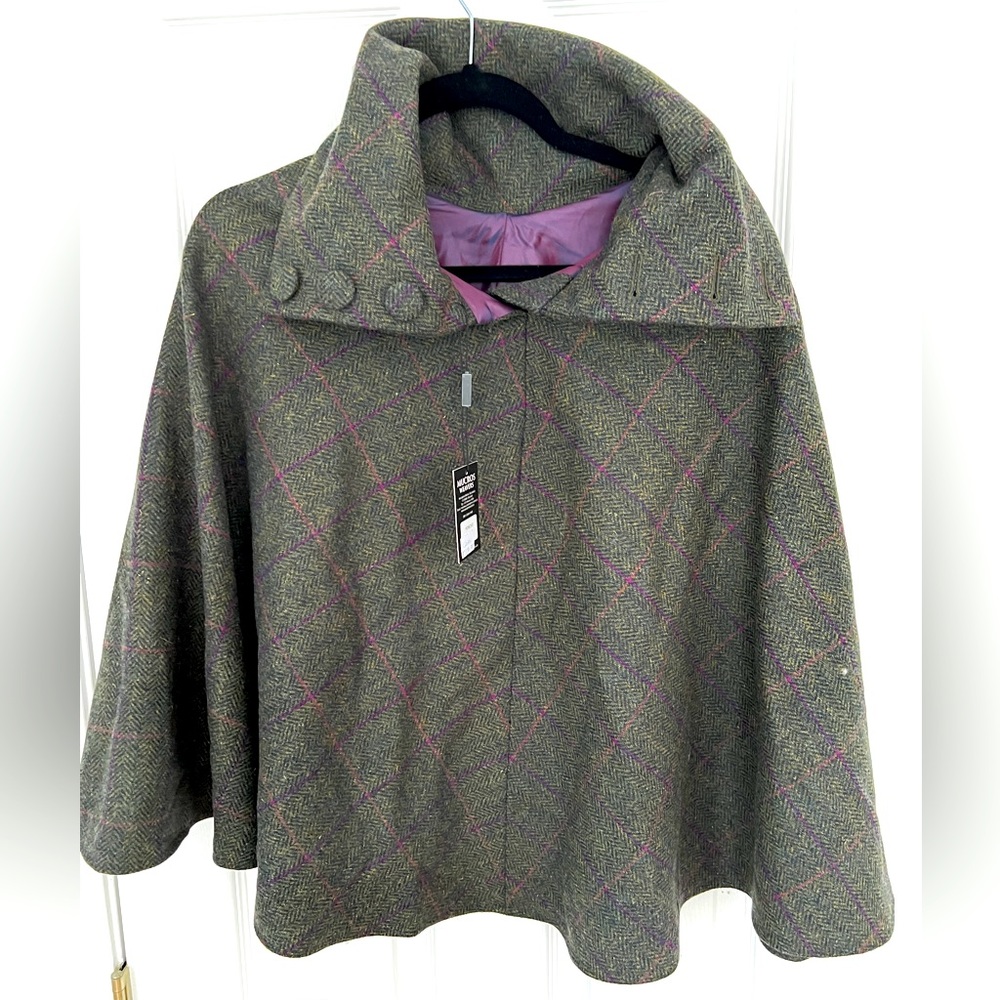 Mucros Weavers genuine wool poncho